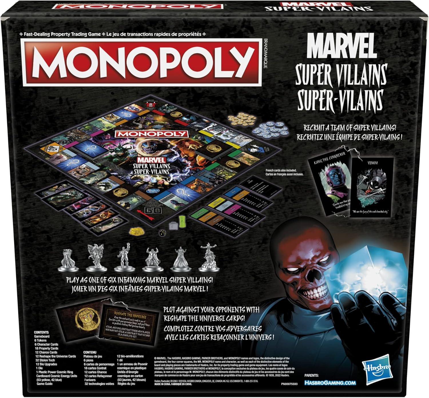 Monopoly: Marvel Super Villains Edition Board Game by Snaps