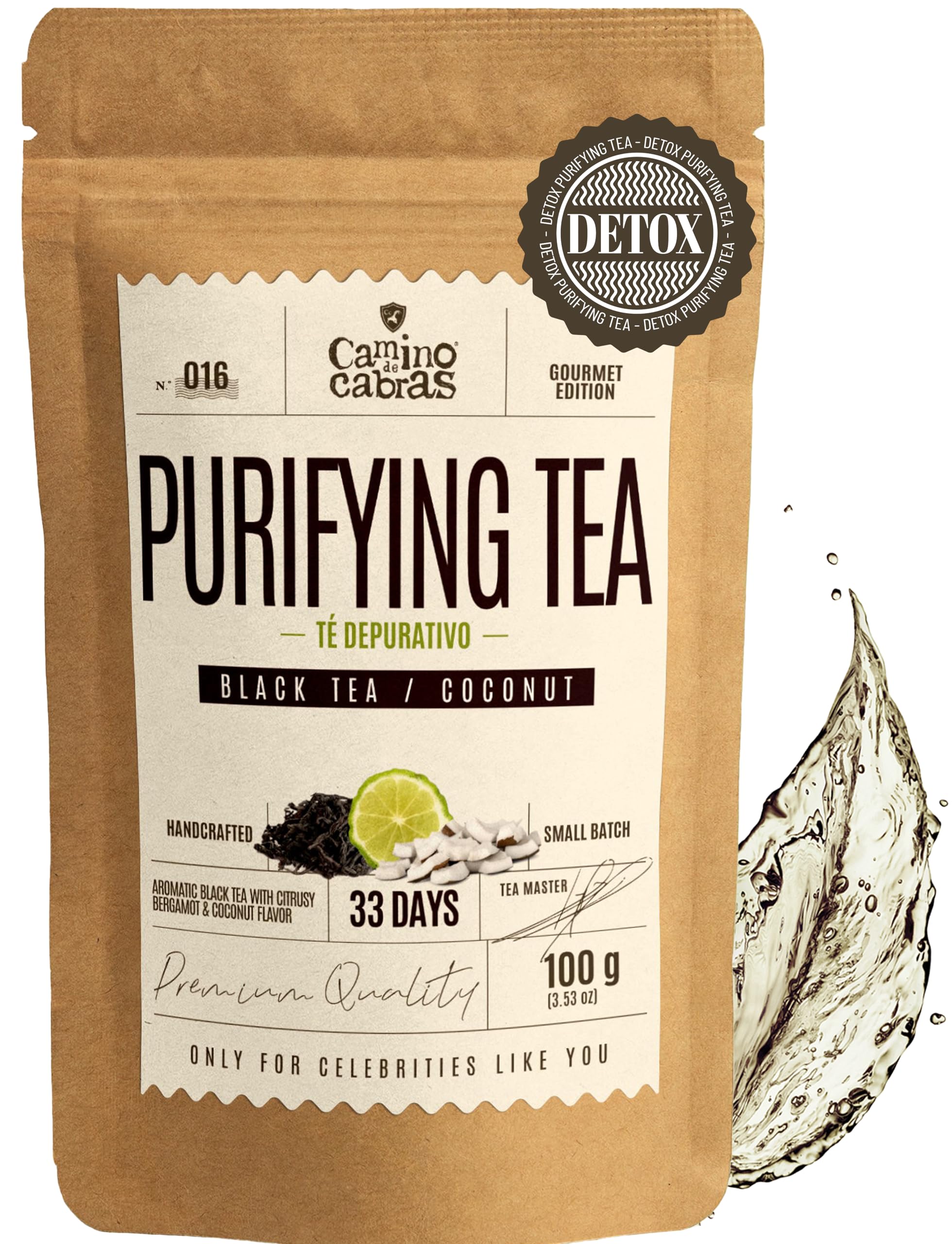 Camino de Cabras Earl Grey Loose Leaf Tea | Liver Cleanse & Detox | 100g