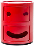 Kartell Componibili Smile Storage Unit - Red Designer Cabinet by Fabio Novembre