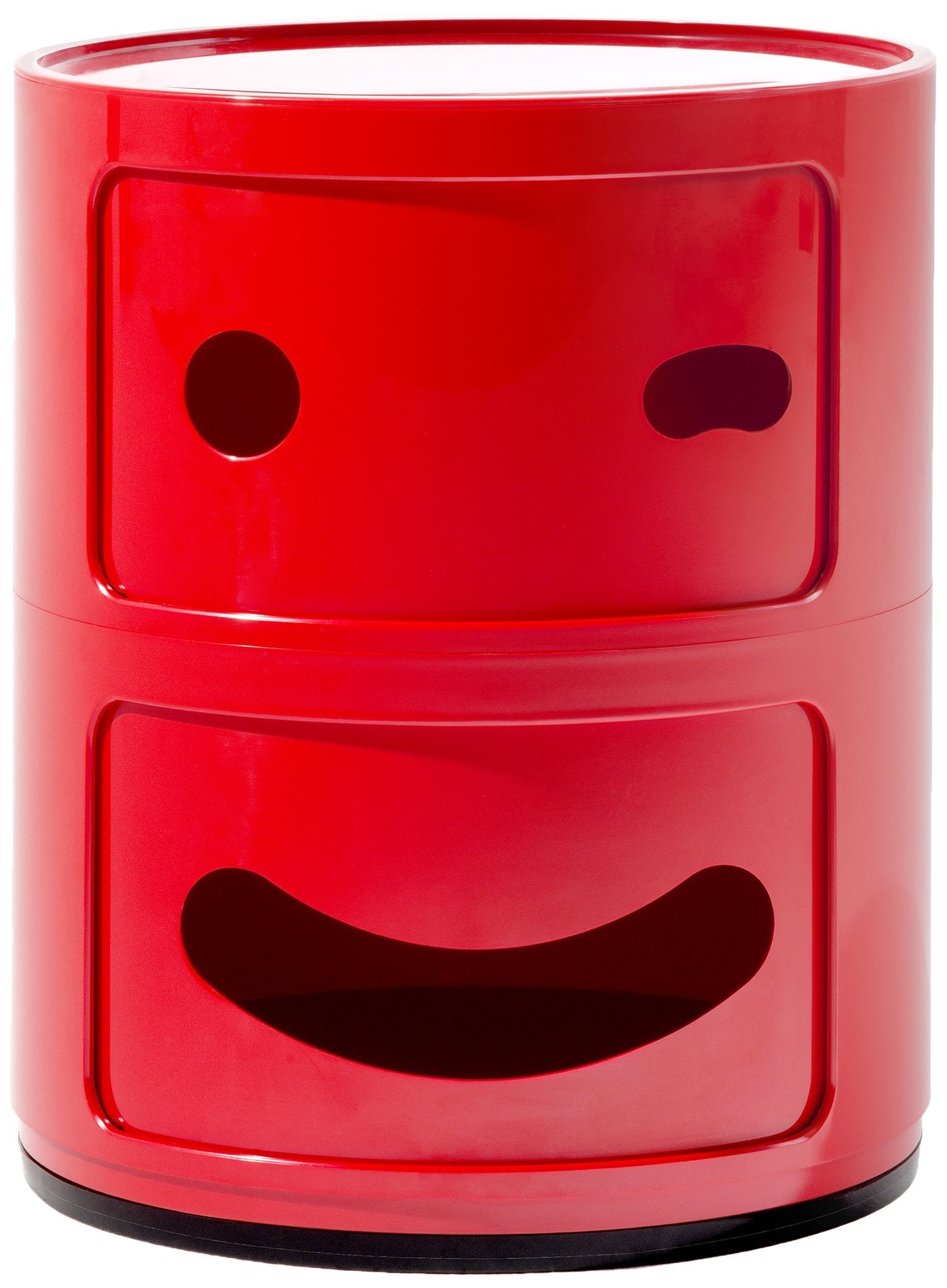 Kartell Componibili Smile Storage Unit - Red Designer Cabinet by Fabio Novembre