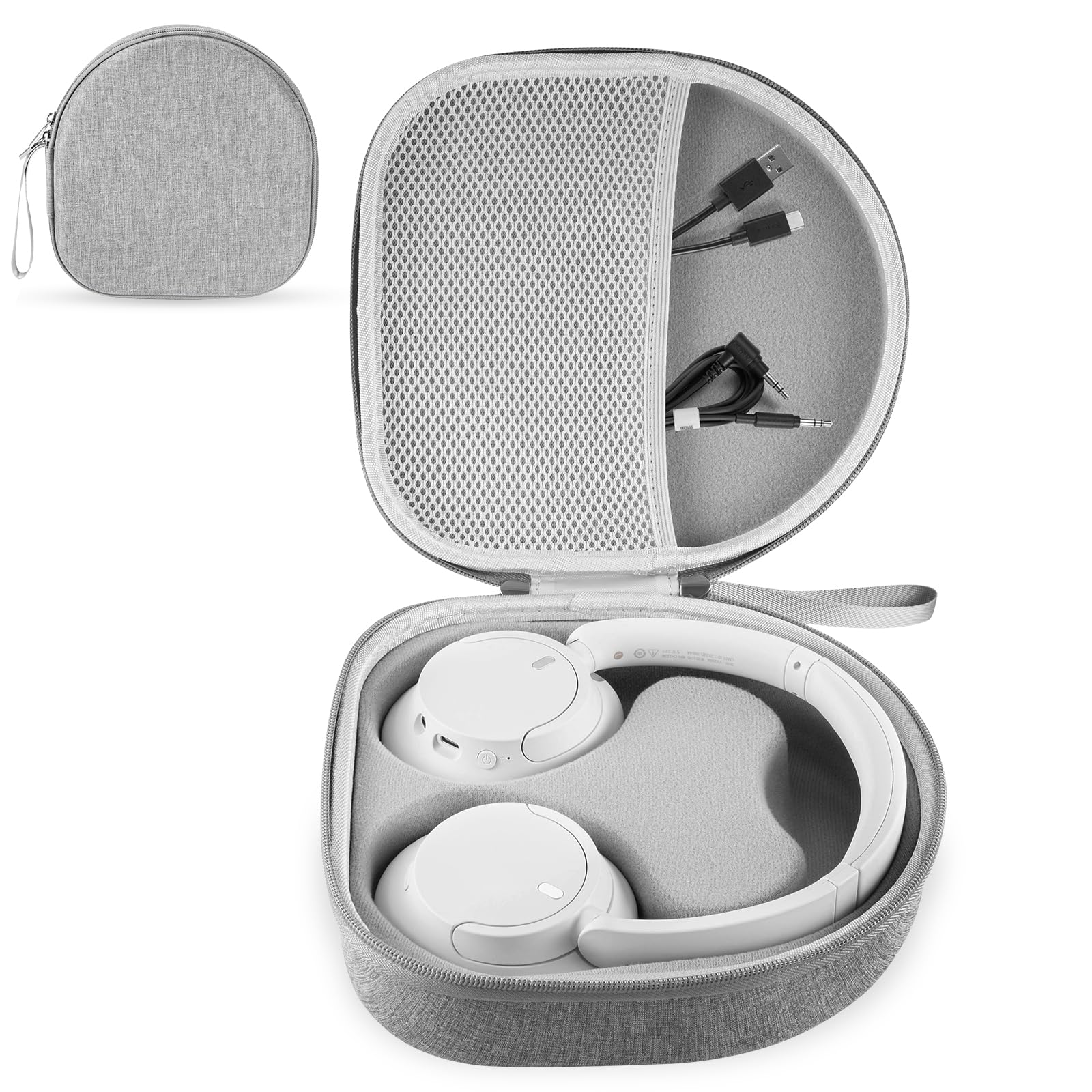 Jolof Store Headphone Travel Case for Sony WH-1000XM4 & JBL 720BT - Gray