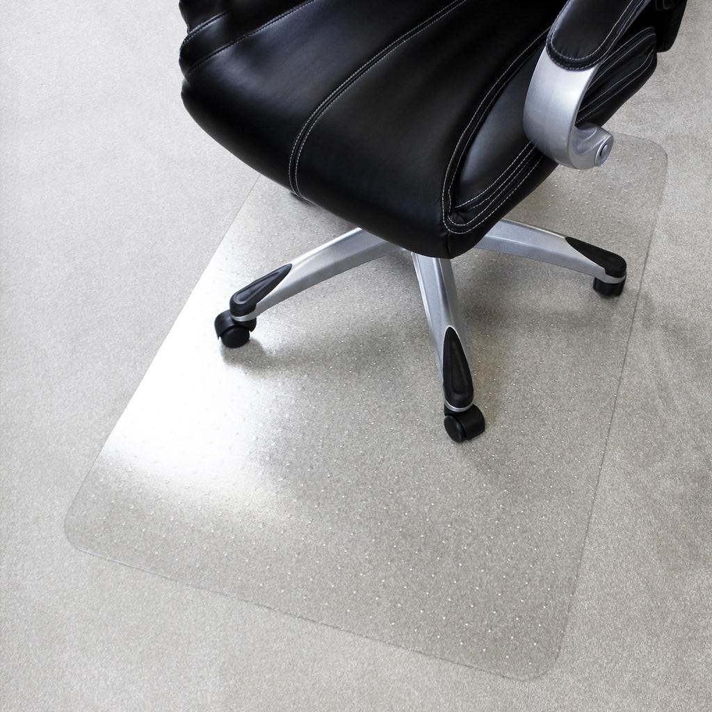 Marvelux Enhanced Polymer Durable Office Chair Mat for Carpets 75 x 120cm - image 2