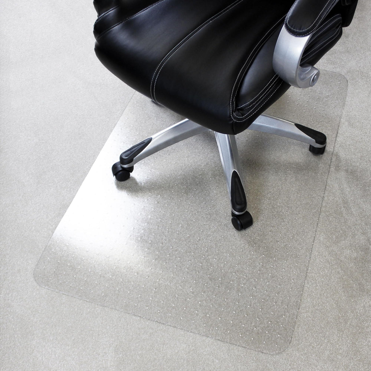 Marvelux Enhanced Polymer Durable Office Chair Mat for Carpets 75 x 120cm - image 2