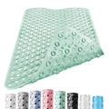 DOPROP Extra Long Non-Slip Bathtub Mat | 100x40cm Vinyl Bath Mat - Mint