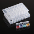 Mr. Pen- Diamond Painting Bead Storage Containers, 28 Grids, 2 Pack, Includes 160pcs Label Stickers, Diamond Art Bead BoxOrganizer