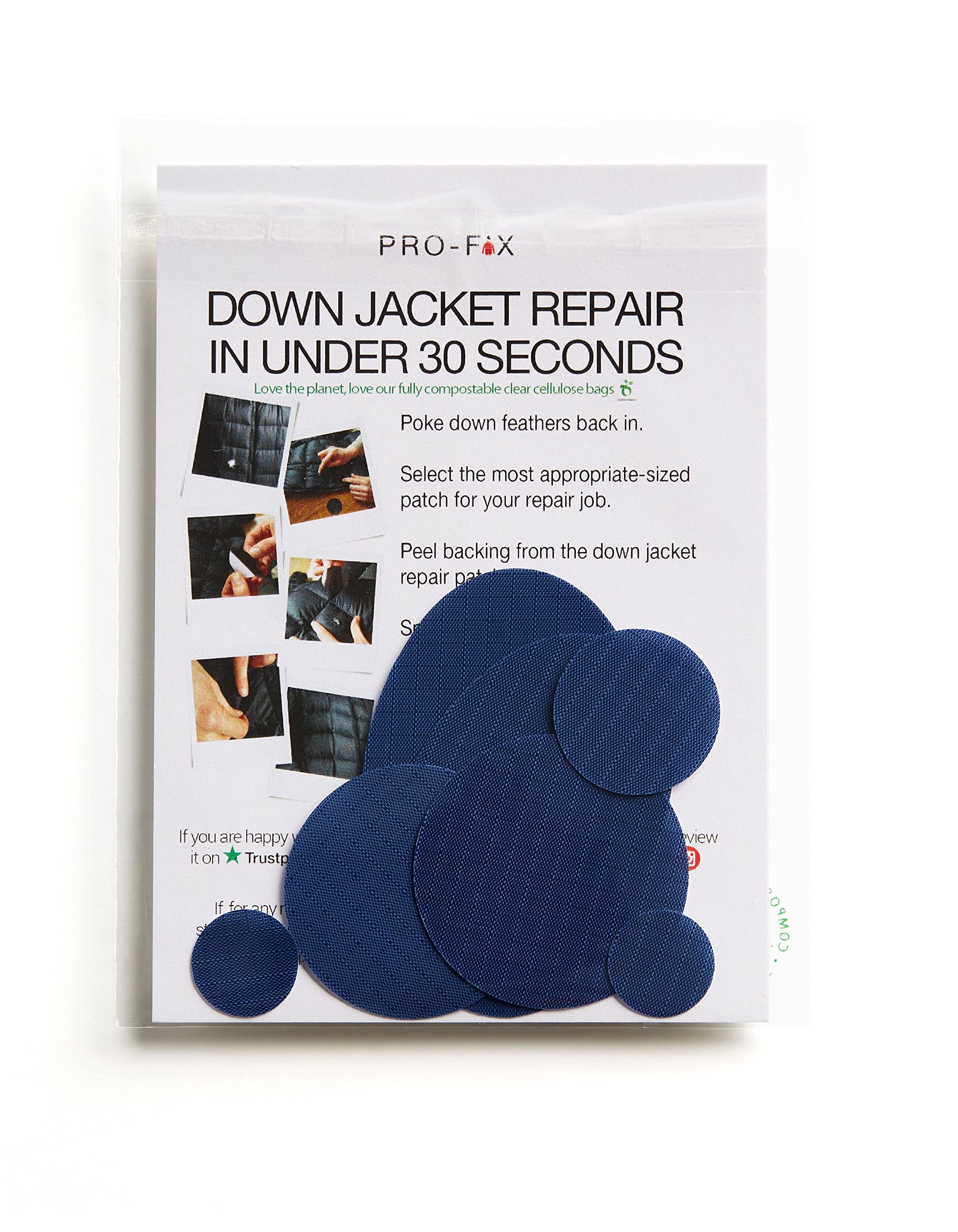 PRO-FIX Ripstop Repair Patch Kit – Waterproof Self-Adhesive Patches