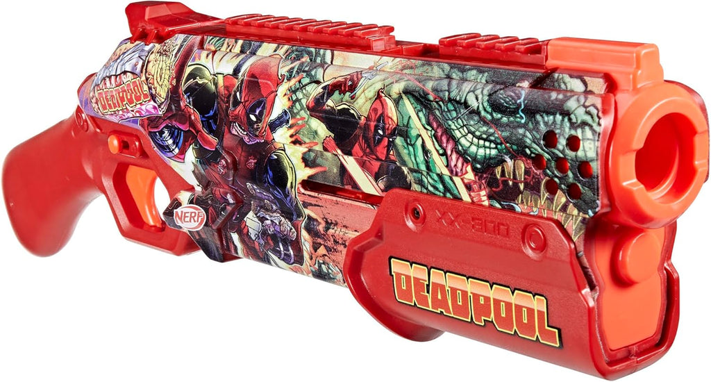 Nerf Rival Marvel Deadpool Blaster – 8-Round Capacity Toy Blaster