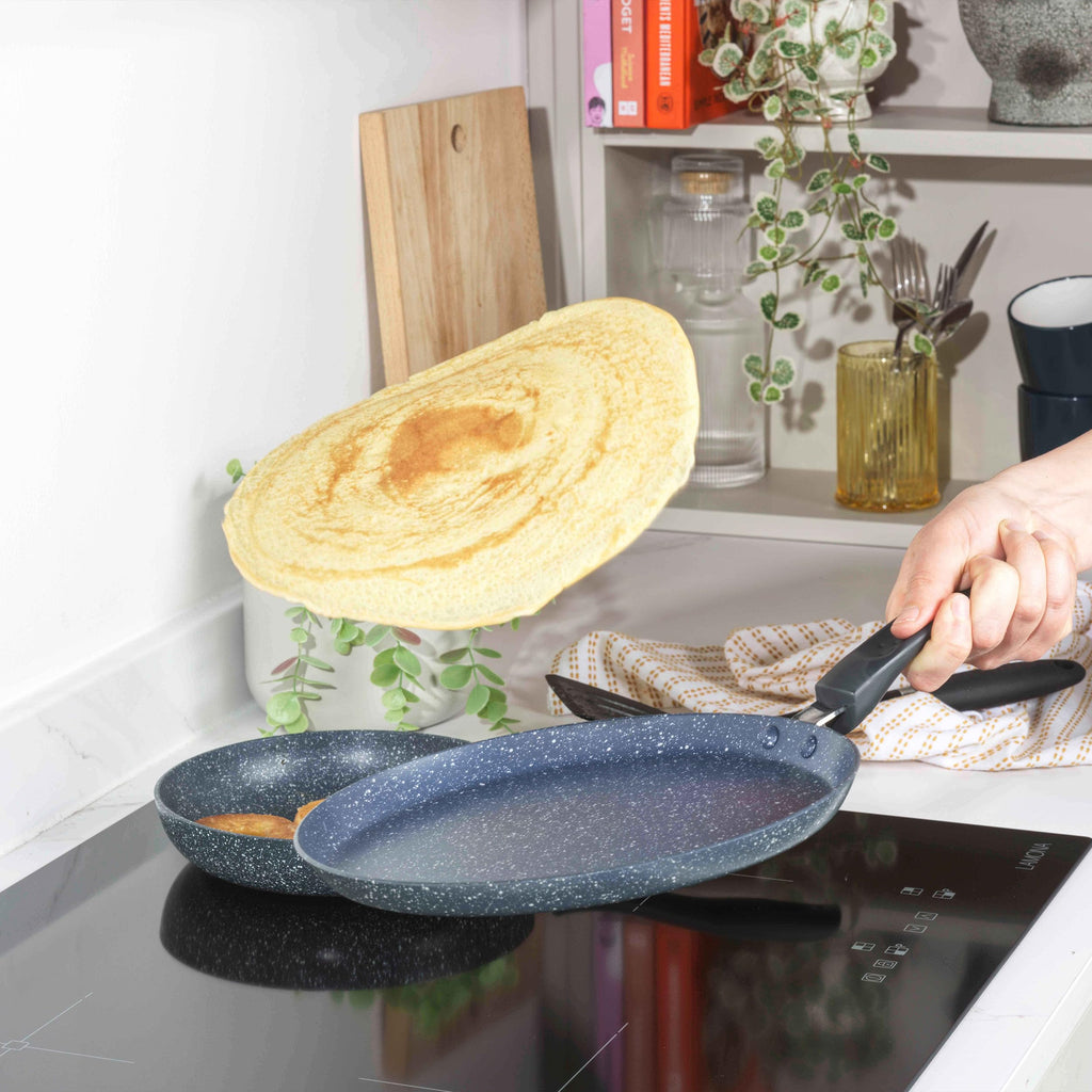 Russell Hobbs 25cm Pancake Pan | Non-Stick Nightfall Stone Crepe Pan