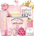65th Birthday Gift Basket for Women | 12-Piece Luxury Gift Set