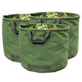 Jolof Store 3-Pack 125L Heavy Duty Canvas Garden Waste & Leaf Bags