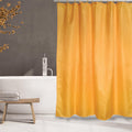 MSV Anti-Mould Shower Curtain | Waterproof Polyester | Saffron Yellow