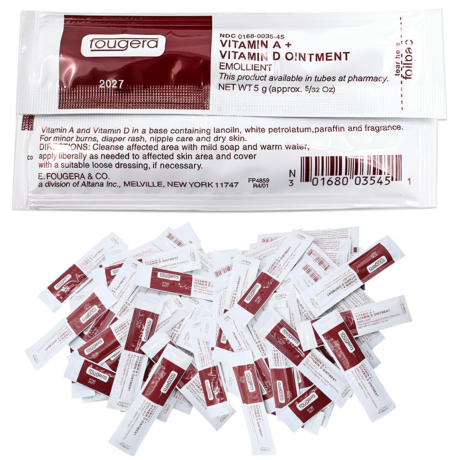 Jolof Store Tattoo Aftercare Ointment – 100pcs Vitamin A & D Healing Gel