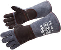 RAPICCA Fireplace Gloves – 16IN Heat Resistant Fireproof Leather