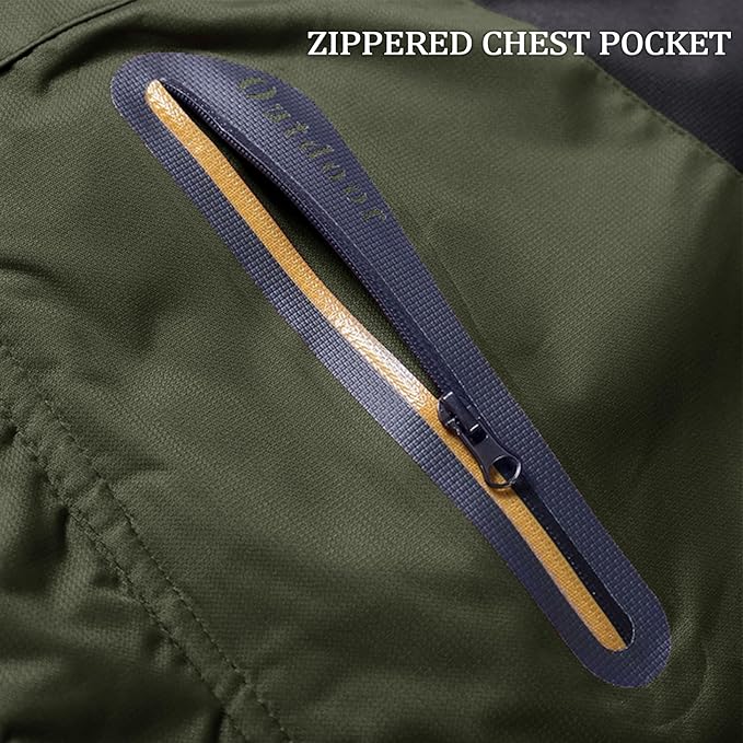 Massive Discounts Men's Winter Ski Jacket – Water-Repellent Fleece Lined Coat