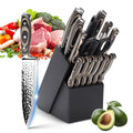 Jolof Store 15-Piece Kitchen Knife Set | High Carbon Stainless Steel