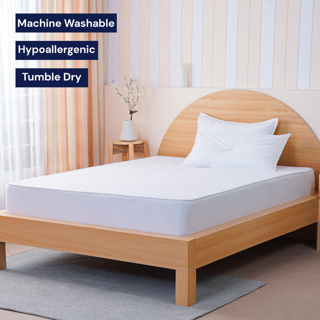 Sheet Story Bamboo Mattress Protector – Small Double Waterproof 40cm Deep