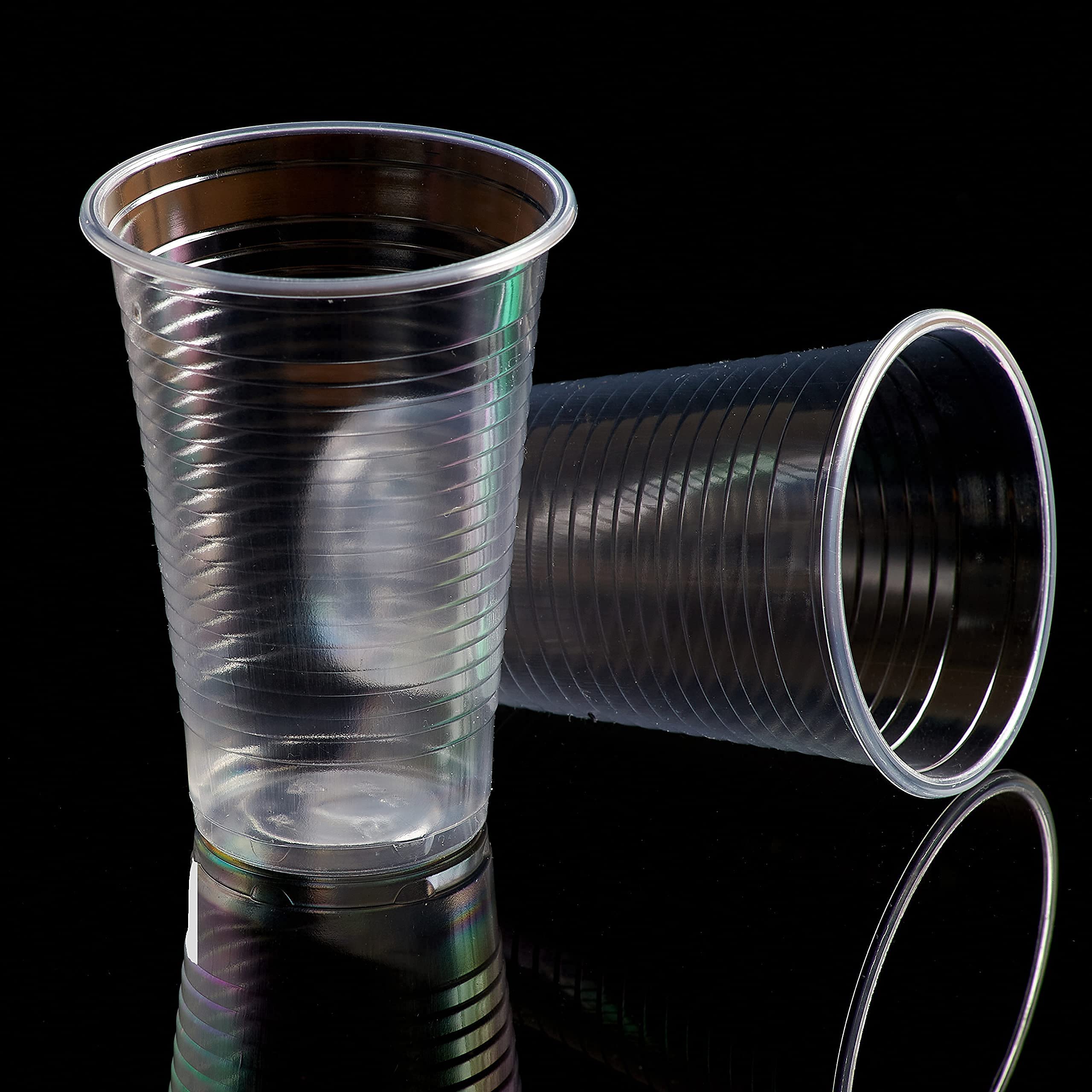 Shefa Clear Plastic Cups - 3000 Pack Bulk 180ml Disposable Party Glasses