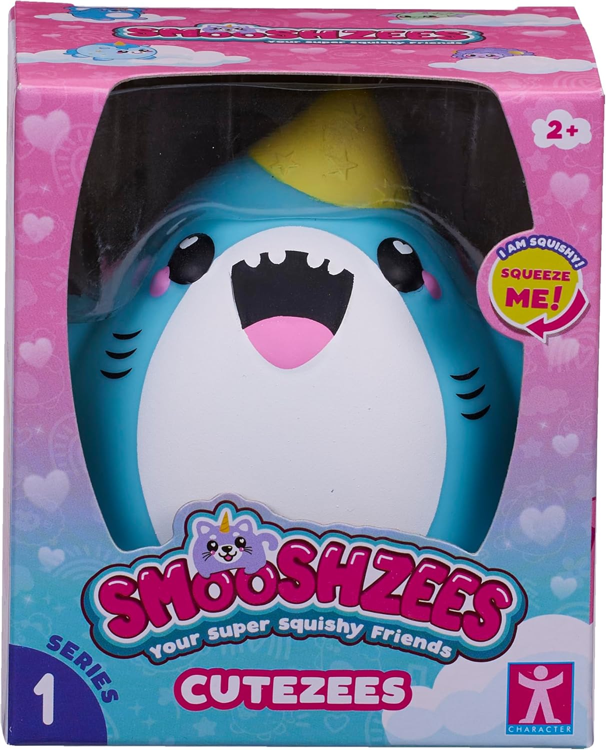 Smooshzees Cutezees Esme Green Kitty - 3.5 Inch Soft Plush Toy
