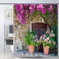 JOOCAR Italian Rural Garden Shower Curtain | Waterproof Polyester Fabric
