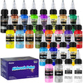 Roizefar Airbrush Paint Kit – 22 Colors Water-Based Acrylic Set with Thinners
