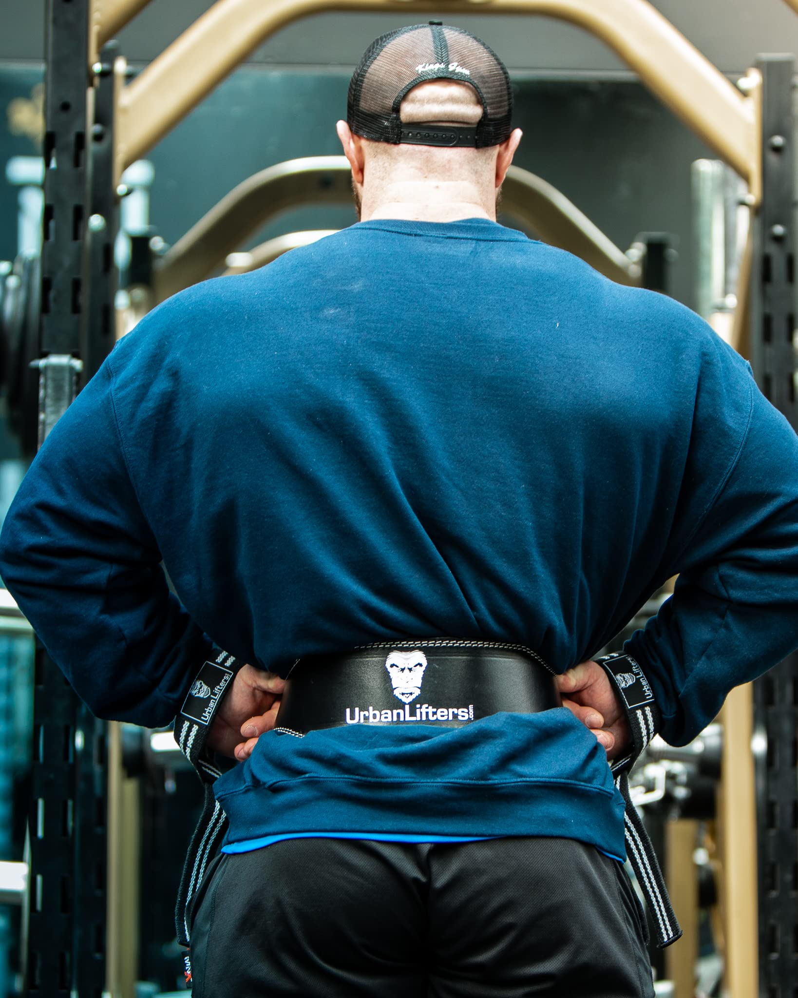 Urban Lifters Leather Weight Lifting Belt | 4" Padded Lumbar Support
