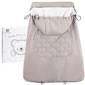 Bebear Universal Baby Carrier Cover – Warm Winter Hoodie in Khaki
