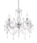 Jolof Store 5-Light Chrome Chandelier | Smoked Acrylic Pendant Light