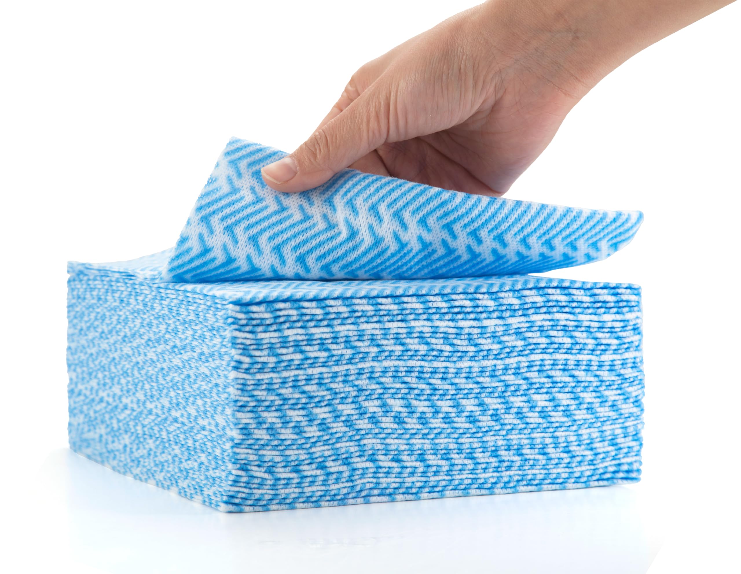 Peachicha Reusable Cleaning Cloths – Absorbent All Purpose Dish Towels, 120pk