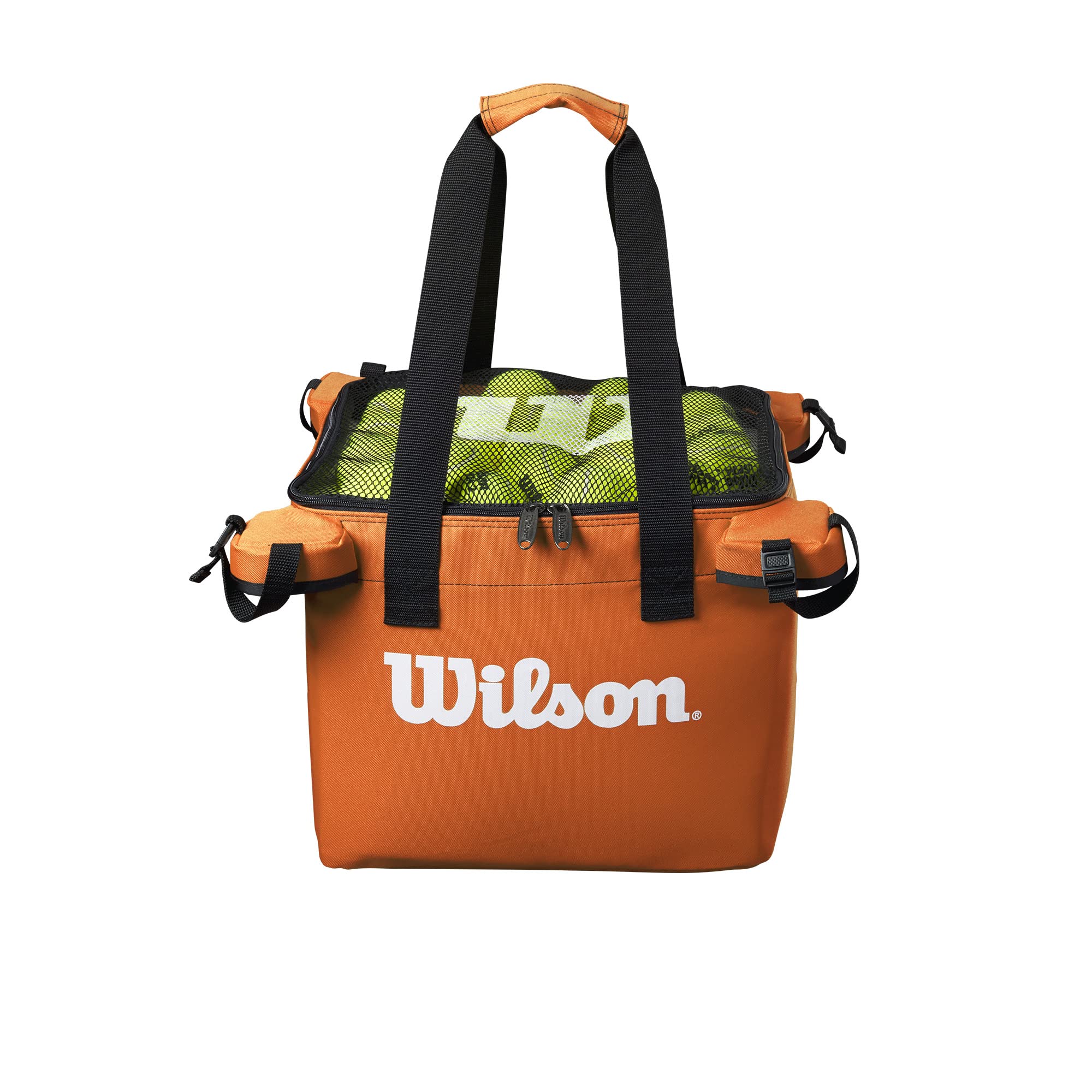 Wilson Tennis Ball Teaching Basket Bag | 150 Ball Capacity – Orange