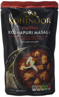 Kohinoor Kolhapuri Masala Cooking Sauce | Spicy Indian Curry, 375g (Pack of 6)