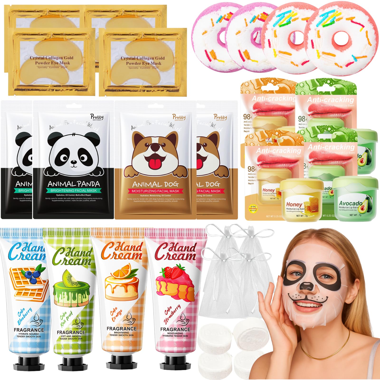 Spa Sleepover Kit for Girls – 24pc Pamper Party Skincare Set