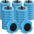 QSWY Disposable Toilet Wand Refills – 40 Count Deep Cleaning Brush Heads