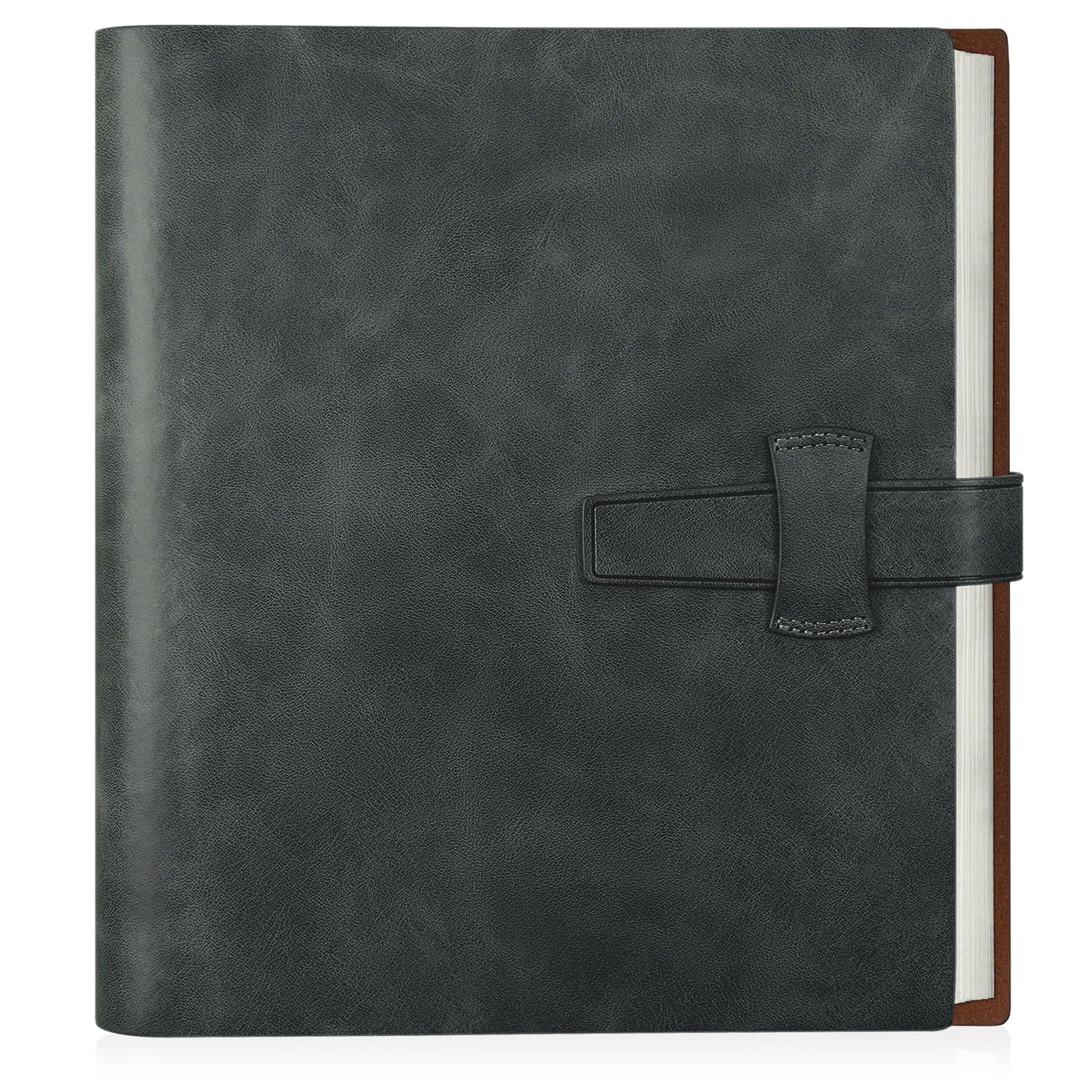 Miaikoe Leather Photo Album 4x6 200 Photos | 6-Ring Binder Scrapbook