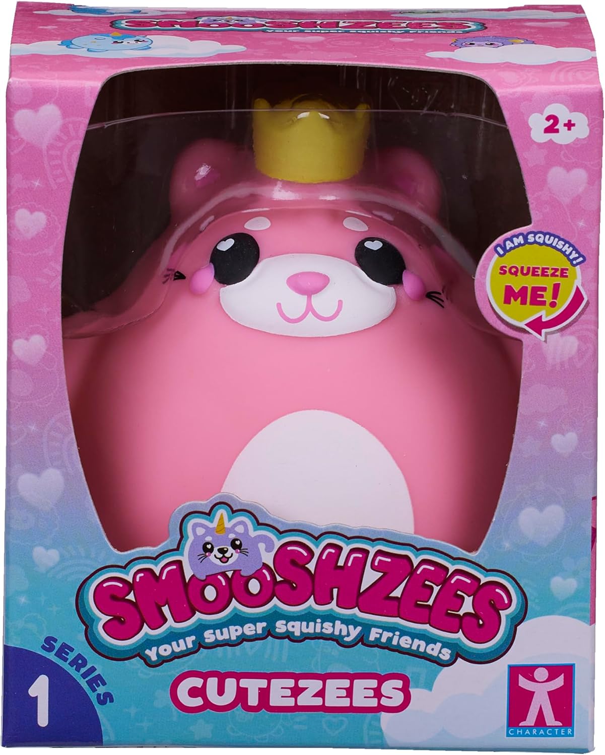 Smooshzees Cutezees Esme Green Kitty - 3.5 Inch Soft Plush Toy