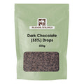 Manor Springs 55% Dark Chocolate Drops – 500g Baking Chocolate