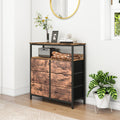 HOMERECOMMEND 6-Drawer Fabric Dresser – Industrial Storage Chest