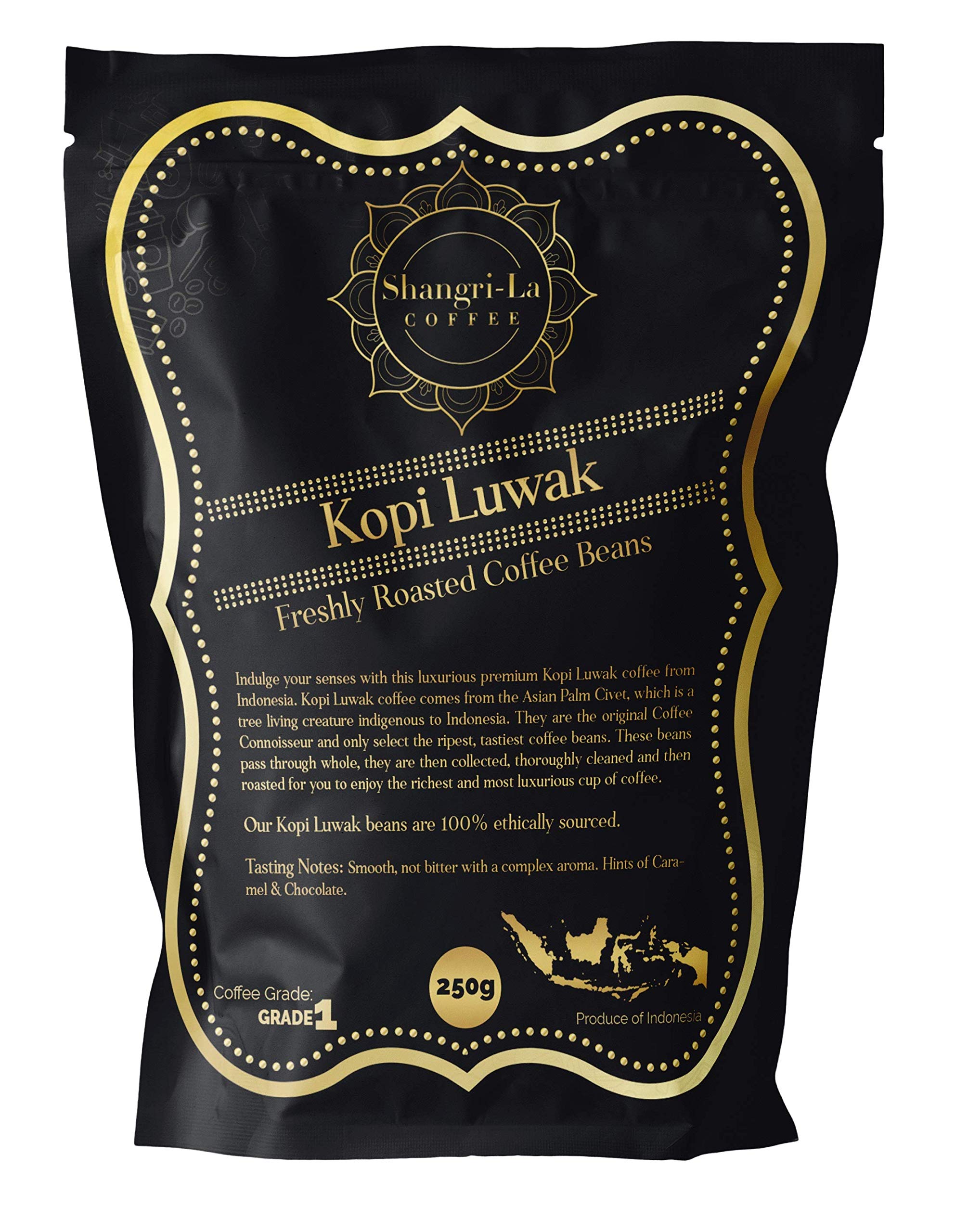 Shangri-La Wild Kopi Luwak Coffee | Ethically Sourced Ground Beans - 125g