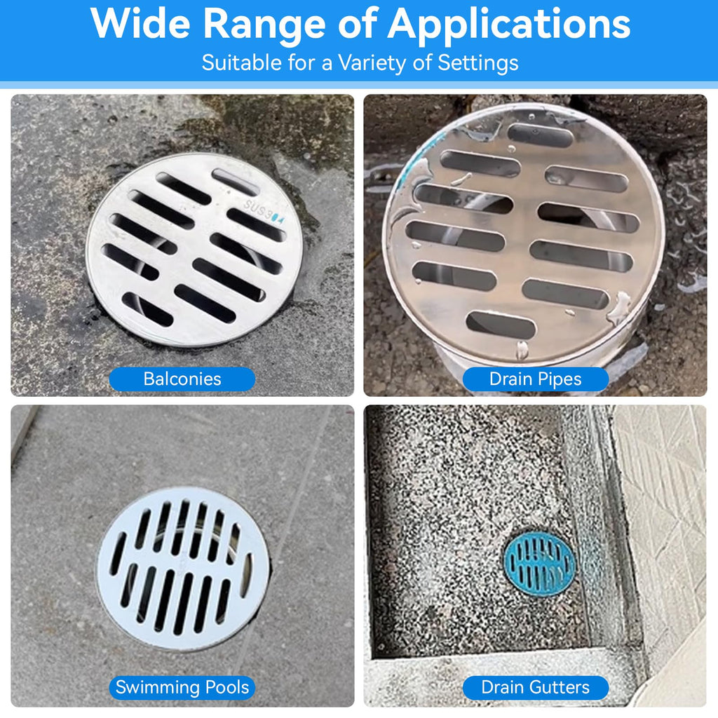 Removable Floor Drain Cover for Outdoor Balcony Yard 75 Flat - image 2