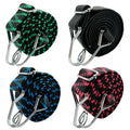 Zanmuk Heavy Duty Bungee Cords with Hooks – 2m Adjustable Straps, 4 Pack