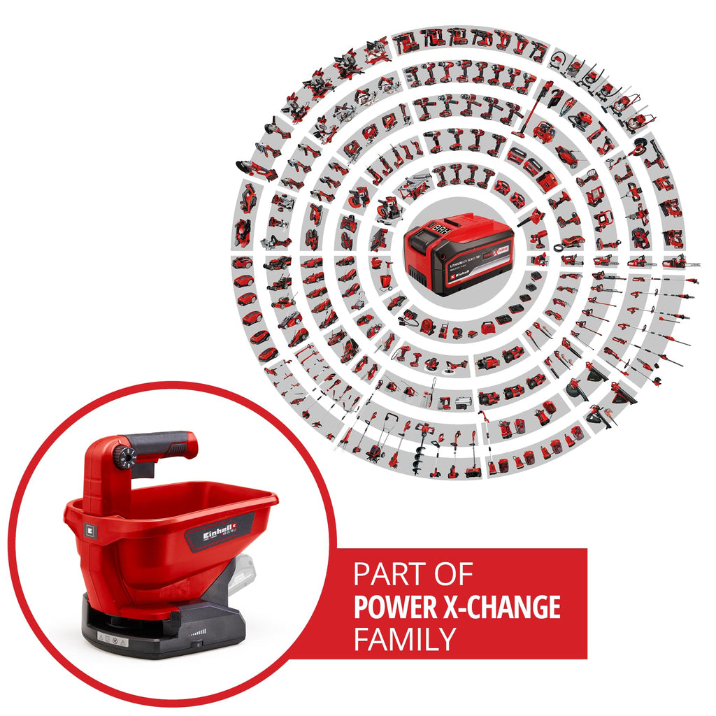 Einhell 18V Cordless Spreader – Power X-Change Fertilizer & Seed Tool