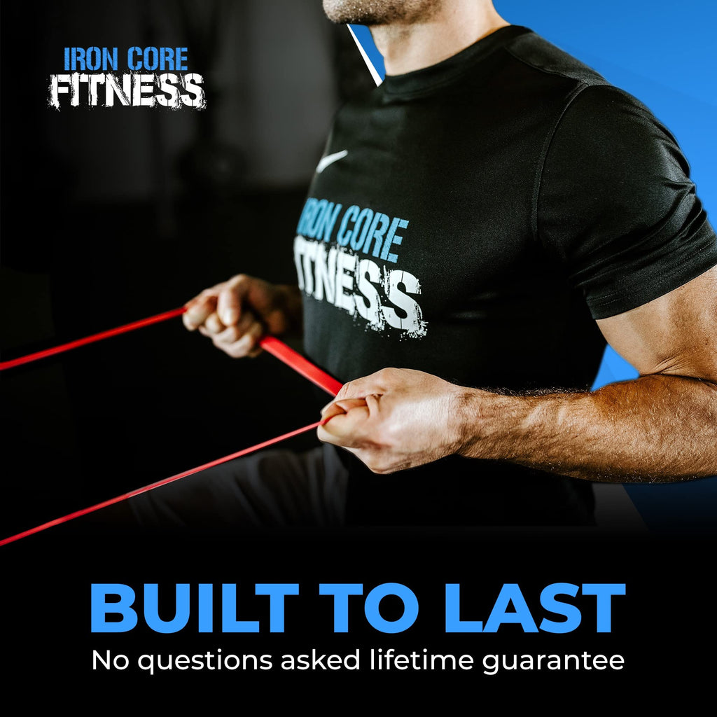 Iron Core Fitness Pull Up Assistance Bands - 5 Piece Resistance Set