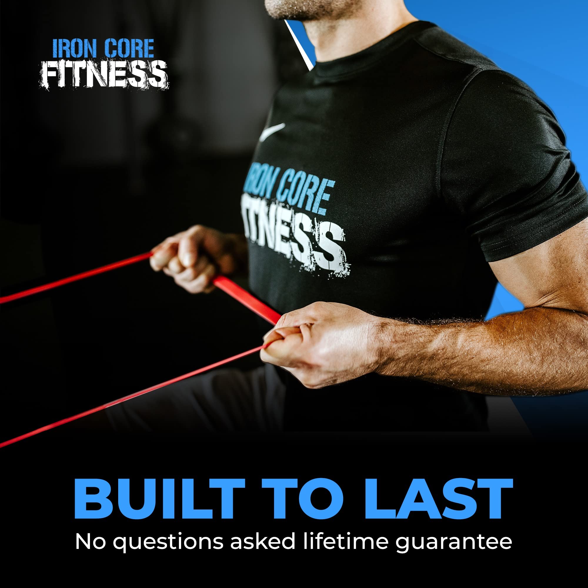 Iron Core Fitness Pull Up Assistance Bands - 5 Piece Resistance Set