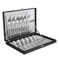 Velaze 30-Piece 18/10 Stainless Steel Cutlery Set for 6 | Mirror Polished