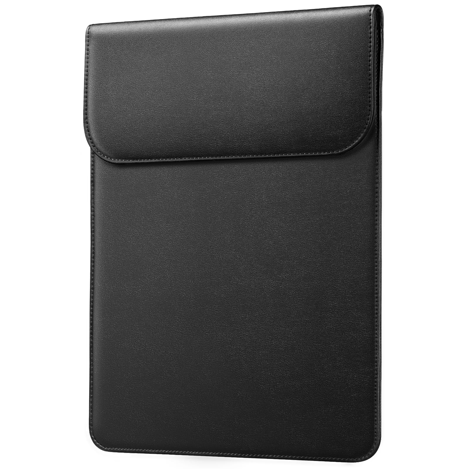 JETech Slim Laptop Sleeve for MacBook Air/Pro 13-Inch, PU Leather – Black
