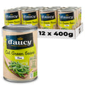 D'aucy Fine Cut Green Beans - 400g Canned Vegetables (Pack of 12)