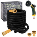 TheFitLife Expandable Garden Hose – 100ft Triple Core Latex & 8-Pattern Nozzle