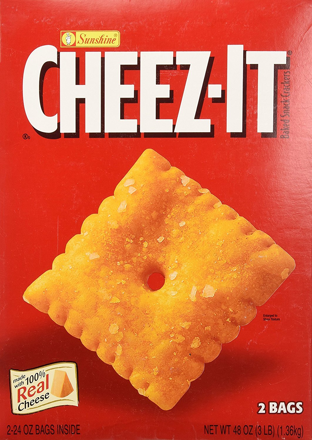 Sunshine Cheez-It Baked Cheese Crackers – Bulk 3 lb. Snack Box