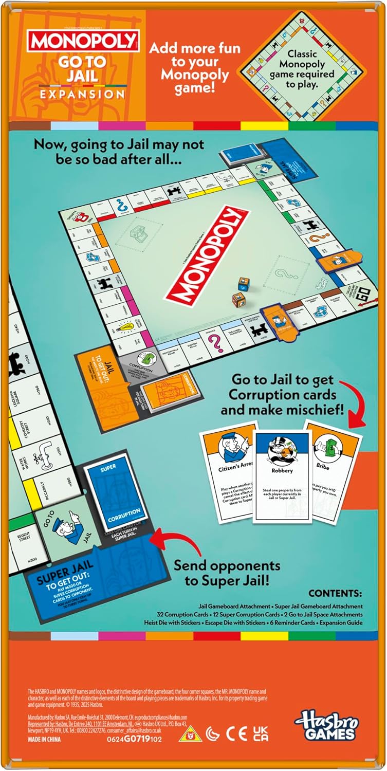 Snaps Monopoly Classic Board Game – Family Strategy Game with 8 Tokens