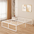 Yicensen Metal Bed Frame 120x200 cm | 46cm High Storage Platform Bed