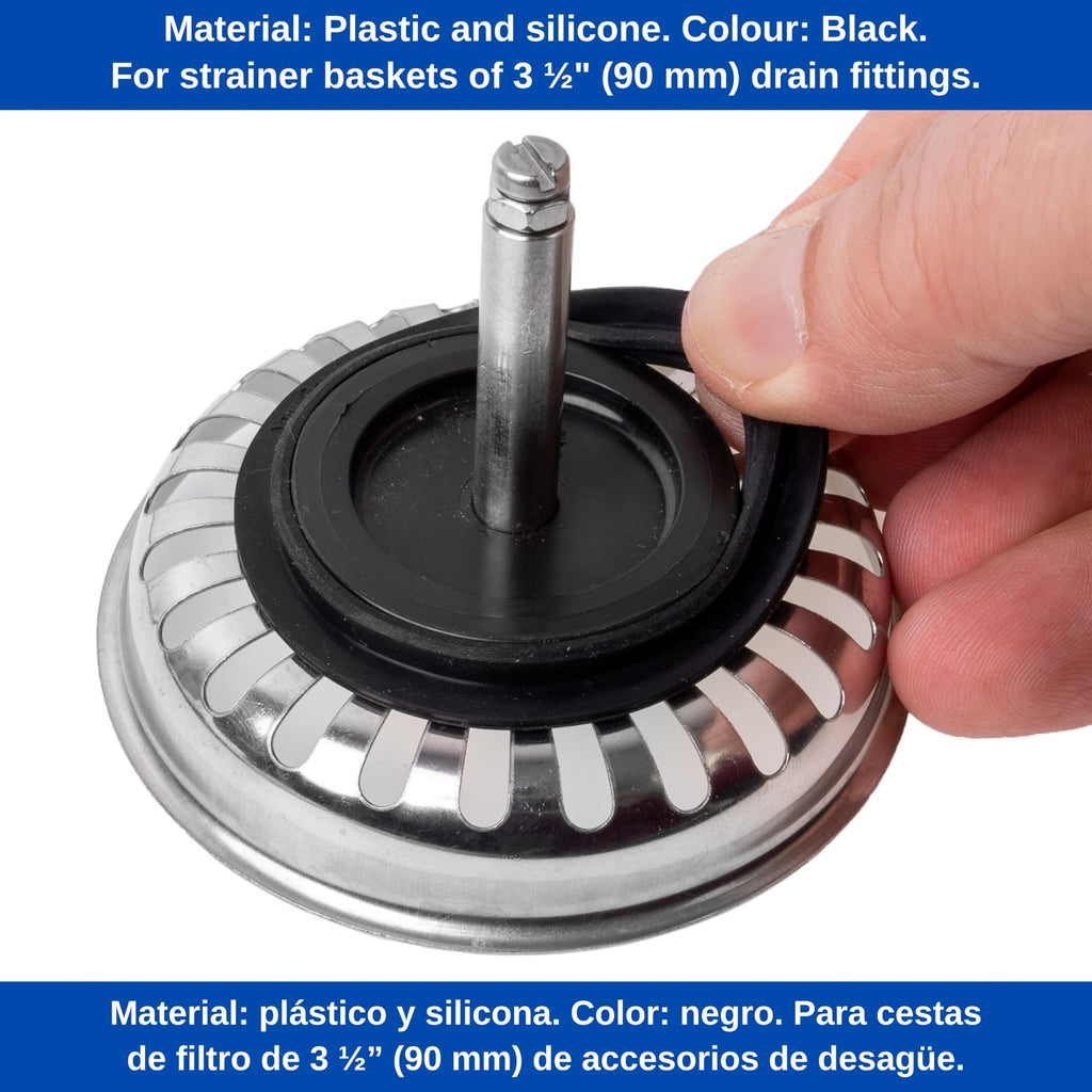 Replacement Strainer Basket Seal Set, 1 Set, Compatible with Blanco and VIEGA 306 403, 97100-93C - image 3
